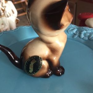 Vintage Hagen Renaker  porcelain Siamese kitten